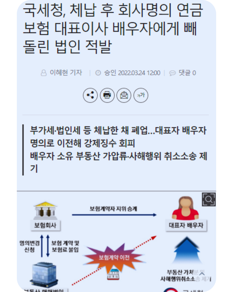 보험사해행위 - 기사